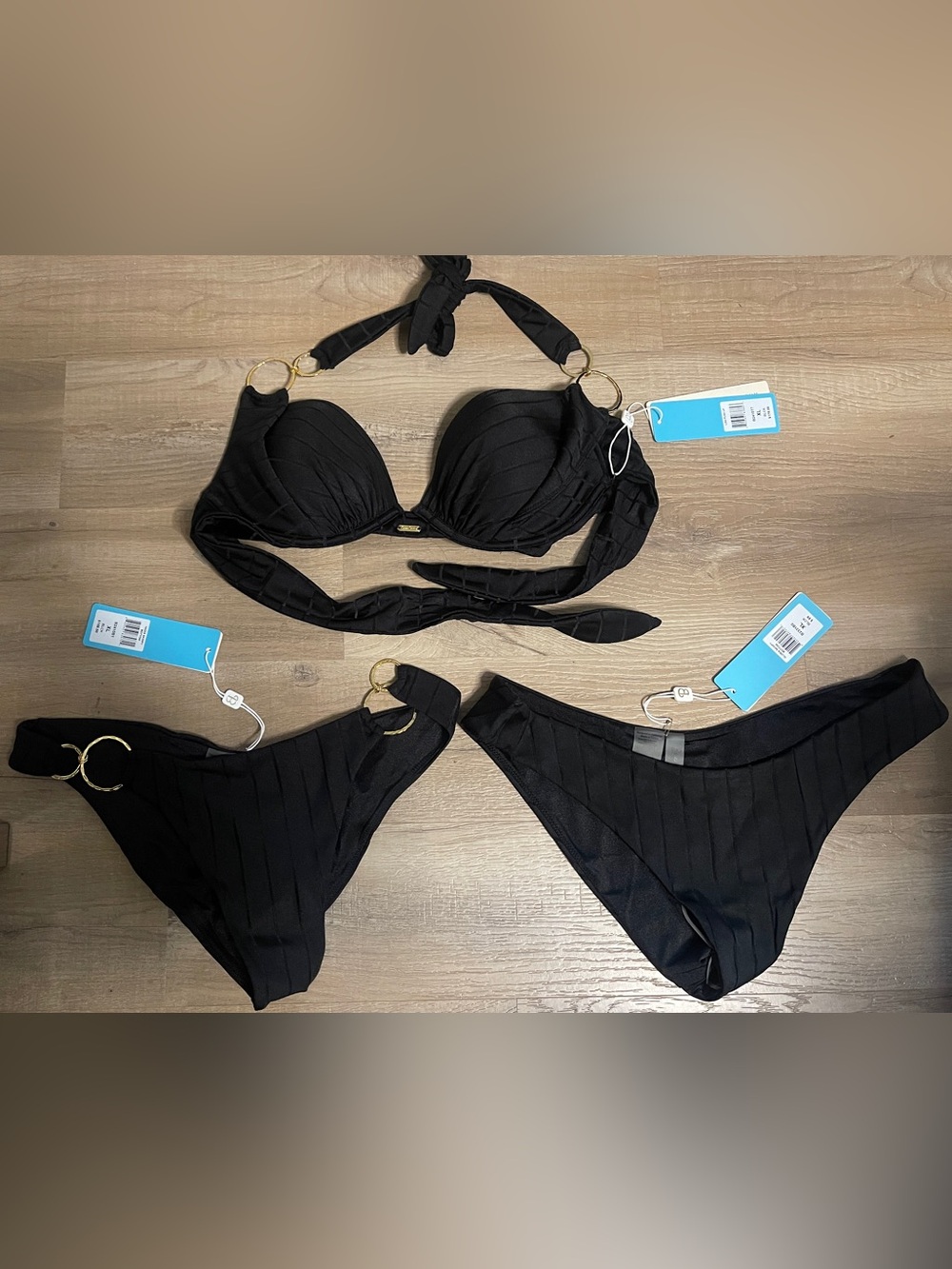 XL beach bunny push up bikini set